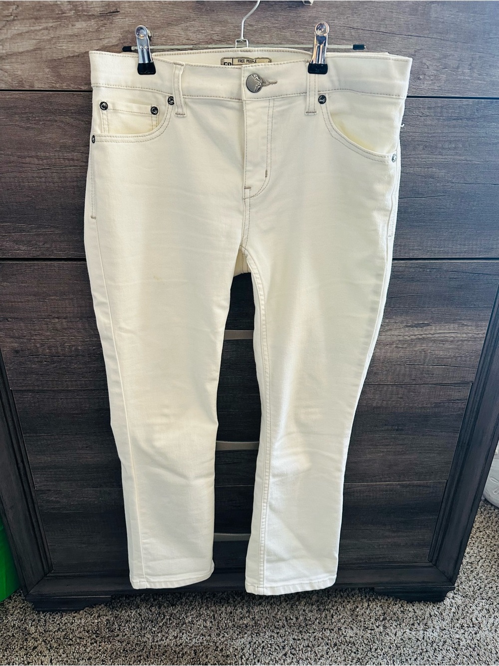Free People Ivory Jeans